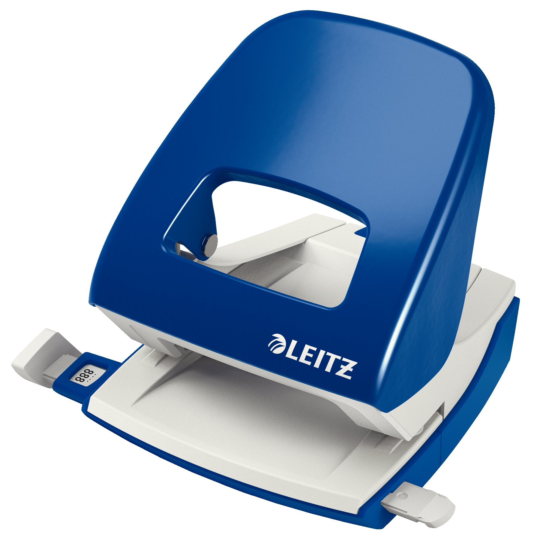PERFORATOR 30 COLI MODEL 5008 METALIC ALBASTRU LEITZ PERFORATOR 30 COLI MODEL 5008 METALIC ALBASTRU LEITZ